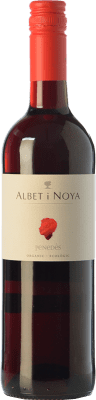 7,95 € Free Shipping | Red wine Albet i Noya Petit Albet Negre Joven D.O. Penedès Catalonia Spain Tempranillo, Grenache, Cabernet Sauvignon Bottle 75 cl