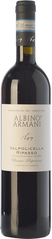 17,95 € Free Shipping | Red wine Albino Armani Superiore D.O.C. Valpolicella Ripasso Veneto Italy Corvina, Rondinella, Corvinone Bottle 75 cl
