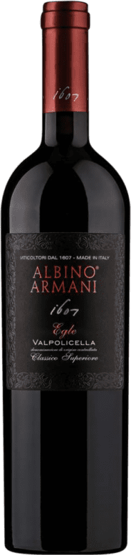17,95 € Envio grátis | Vinho Tinto Albino Armani Egle Superior D.O.C. Valpolicella Vêneto Itália Corvina, Rondinella, Corvinone Garrafa 75 cl