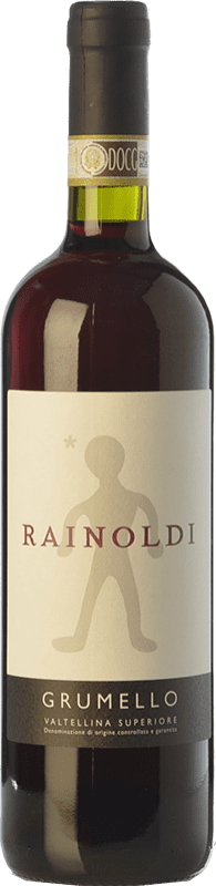 23,95 € Kostenloser Versand | Rotwein Rainoldi Grumello Superior D.O.C. Valtellina Lombardei Italien Nebbiolo Flasche 75 cl