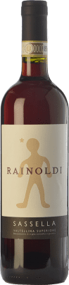 11,95 € 免费送货 | 红酒 Rainoldi Sassella D.O.C.G. Valtellina Superiore 伦巴第 意大利 Nebbiolo 瓶子 75 cl