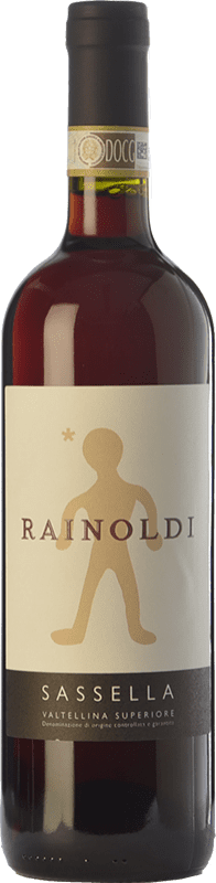 11,95 € 免费送货 | 红酒 Rainoldi Sassella D.O.C.G. Valtellina Superiore 伦巴第 意大利 Nebbiolo 瓶子 75 cl