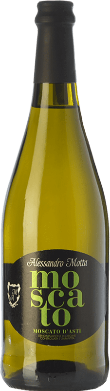 11,95 € Kostenloser Versand | Süßer Wein Alessandro Motta D.O.C.G. Moscato d'Asti Piemont Italien Muscat Bianco Flasche 75 cl