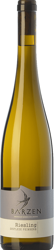 18,95 € Free Shipping | White wine Barzen Spätlese Feinherb Q.b.A. Mosel Rheinland-Pfälz Germany Riesling Bottle 75 cl
