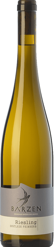 24,95 € Free Shipping | White wine Barzen Spätlese Feinherb Q.b.A. Mosel Rheinland-Pfälz Germany Riesling Bottle 75 cl