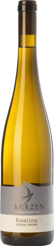 24,95 € Free Shipping | White wine Barzen Spätlese Trocken Q.b.A. Mosel Rheinland-Pfälz Germany Riesling Bottle 75 cl