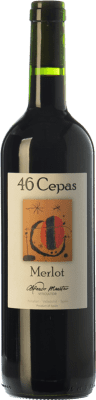 11,95 € Kostenloser Versand | Rotwein Maestro Tejero 46 Cepas Jung I.G.P. Vino de la Tierra de Castilla y León Kastilien und León Spanien Merlot Flasche 75 cl