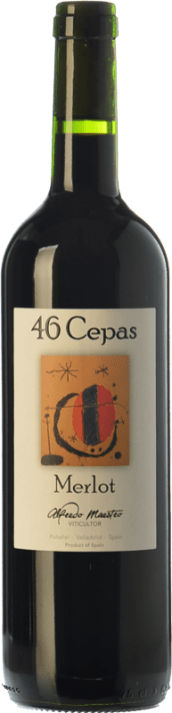 10,95 € Free Shipping | Red wine Maestro Tejero 46 Cepas Joven I.G.P. Vino de la Tierra de Castilla y León Castilla y León Spain Merlot Bottle 75 cl