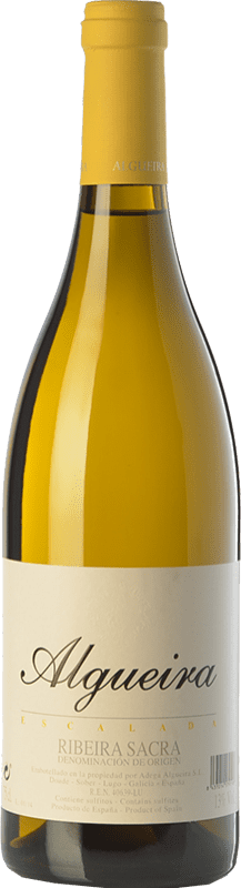 61,95 € Free Shipping | White wine Algueira Escalada Crianza D.O. Ribeira Sacra Galicia Spain Godello Bottle 75 cl
