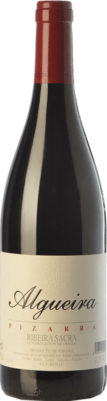 34,95 € Free Shipping | Red wine Algueira Pizarra Aged D.O. Ribeira Sacra Galicia Spain Mencía Bottle 75 cl