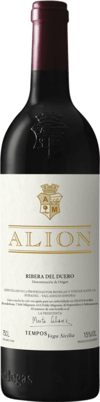 124,95 € Kostenloser Versand | Rotwein Alión Alterung D.O. Ribera del Duero Kastilien und León Spanien Tempranillo Flasche 75 cl