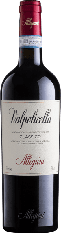 18,95 € Бесплатная доставка | Красное вино Allegrini Classico D.O.C. Valpolicella Венето Италия Corvina, Rondinella, Molinara бутылка 75 cl