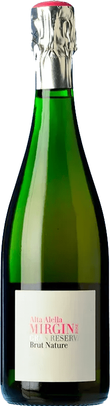 16,95 € Free Shipping | Rosé Sparkling Wine Alta Alella AA Mirgin Brut Nature Rosé Grand Reserve — Long Barrel-Aged D.O. Cava Catalonia Spain Mataró Eco — Organic Bottle 75 cl