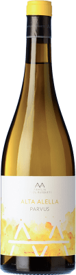 14,95 € 免费送货 | 白酒 Alta Alella AA Parvus Chardonnay 岁 D.O. Alella 加泰罗尼亚 西班牙 Chardonnay, Pensal White 瓶子 75 cl