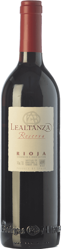 24,95 € Kostenloser Versand | Rotwein Altanza Lealtanza Reserve — Gereift D.O.Ca. Rioja La Rioja Spanien Tempranillo Flasche 75 cl