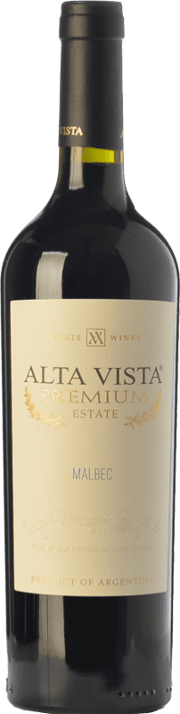 13,95 € Free Shipping | Red wine Altavista Premium Aged I.G. Mendoza Mendoza Argentina Malbec Bottle 75 cl