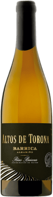 29,95 € Envio grátis | Vinho branco Altos de Torona Barrica Crianza D.O. Rías Baixas Galiza Espanha Albariño Garrafa 75 cl