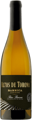 28,95 € Envio grátis | Vinho branco Altos de Torona Barrica Crianza D.O. Rías Baixas Galiza Espanha Albariño Garrafa 75 cl