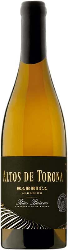 28,95 € 免费送货 | 白酒 Altos de Torona Barrica 岁 D.O. Rías Baixas 加利西亚 西班牙 Albariño 瓶子 75 cl