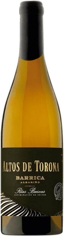 29,95 € Envío gratis | Vino blanco Altos de Torona Barrica Crianza D.O. Rías Baixas Galicia España Albariño Botella 75 cl