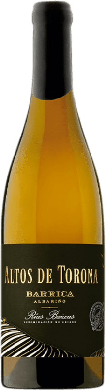 17,95 € Envío gratis | Vino Blanco Altos de Torona Barrica D.O. Rías Baixas Galicia España Albariño 75 cl