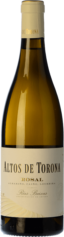 10,95 € Бесплатная доставка | Белое вино Altos de Torona Rosal D.O. Rías Baixas Галисия Испания Loureiro, Albariño, Caíño White бутылка 75 cl