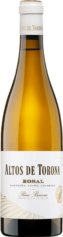 11,95 € Envoi gratuit | Vin Blanc Altos de Torona Rosal D.O. Rías Baixas Galice Espagne Loureiro, Albariño — Albarinho, Caíño Bouteille 75 cl