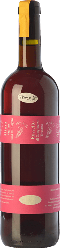 33,95 € 免费送货 | 玫瑰酒 Altura Rossetto di I.G.T. Toscana 托斯卡纳 意大利 Sangiovese 瓶子 75 cl