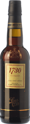 43,95 € 免费送货 | 甜葡萄酒 Domecq 1730 Oloroso — 奥洛罗索酒 VORS Very Old Rare Sherry — 极其稀有陈年雪莉酒 D.O. Jerez-Xérès-Sherry 安达卢西亚 西班牙 Palomino Fino 半瓶装 37 cl