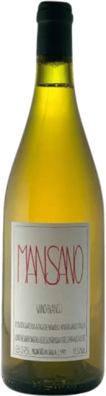 27,95 € Spedizione Gratuita | Vino bianco Denavolo Mansano I.G. Vino da Tavola Emilia-Romagna Italia Sauvignon Bianca Bottiglia 75 cl