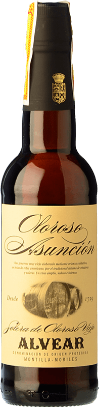 65,95 € 送料無料 | 強化ワイン Alvear Asunción Oloroso D.O. Montilla-Moriles アンダルシア スペイン Pedro Ximénez ハーフボトル 37 cl