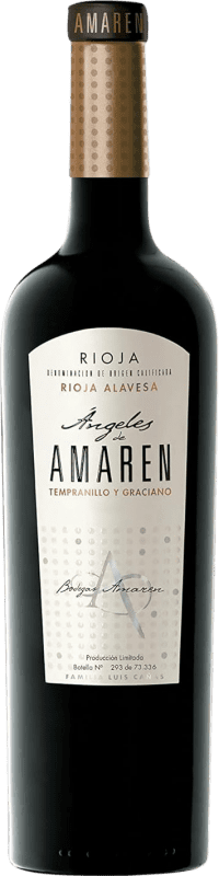 22,95 € Kostenloser Versand | Rotwein Amaren Ángeles Alterung D.O.Ca. Rioja La Rioja Spanien Tempranillo, Graciano Flasche 75 cl