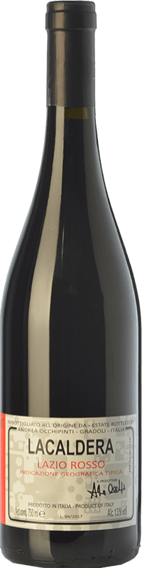 19,95 € Бесплатная доставка | Красное вино Andrea Occhipinti Lacaldera I.G.T. Lazio Лацио Италия Grenache Tintorera бутылка 75 cl