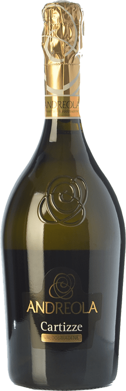 31,95 € Spedizione Gratuita | Spumante Bianco Andreola Cartizze Superiore D.O.C.G. Prosecco di Conegliano-Valdobbiadene Treviso Italia Glera 75 cl