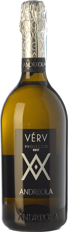 13,95 € 送料無料 | 白スパークリングワイン Andreola Verv Brut D.O.C. Prosecco ベネト イタリア Glera ボトル 75 cl