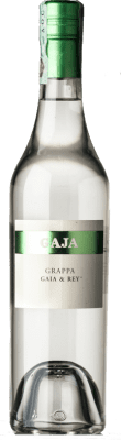 45,95 € Free Shipping | Grappa Gaja Gaja & Rey I.G.T. Grappa Piemontese Piemonte Italy Half Bottle 50 cl