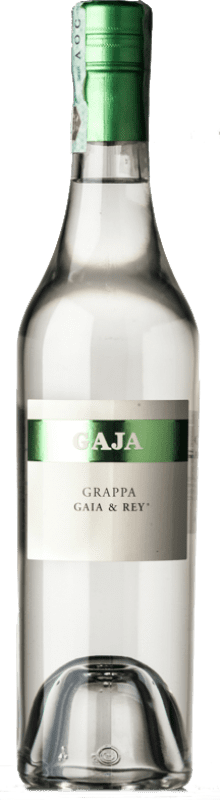 44,95 € Envio grátis | Aguardente Grappa Gaja Rey I.G.T. Grappa Piemontese Piemonte Itália Garrafa Medium 50 cl