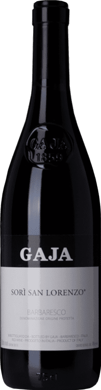 639,95 € Бесплатная доставка | Красное вино Gaja Sorì San Lorenzo D.O.C.G. Barbaresco Пьемонте Италия Nebbiolo бутылка 75 cl