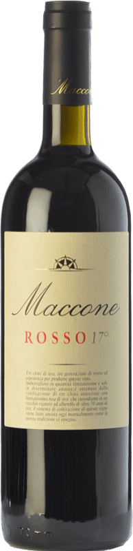 29,95 € 免费送货 | 红酒 Angiuli Maccone Rosso 17º I.G.T. Puglia 普利亚大区 意大利 Primitivo 瓶子 75 cl