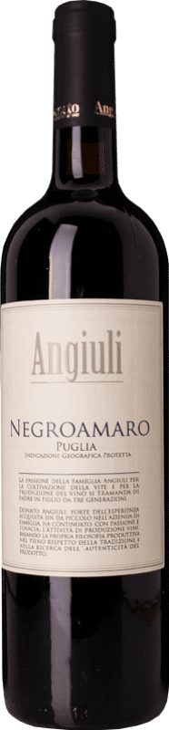 10,95 € Envío gratis | Vino tinto Angiuli I.G.T. Puglia Puglia Italia Negroamaro Botella 75 cl