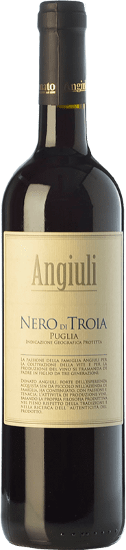 11,95 € Envio grátis | Vinho tinto Angiuli I.G.T. Puglia Puglia Itália Nero di Troia Garrafa 75 cl