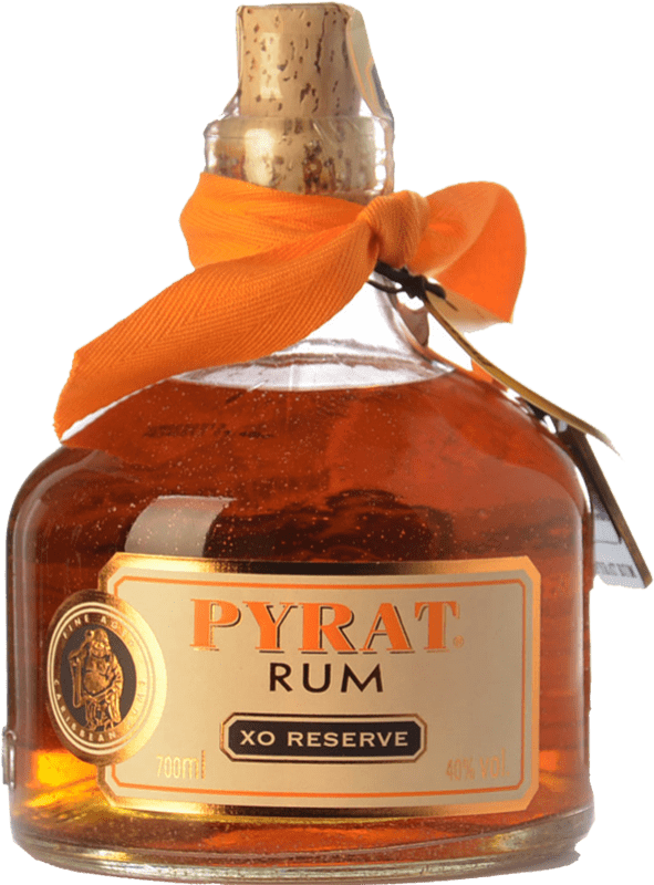 45,95 € Spedizione Gratuita | Rum Anguilla Pyrat XO Riserva anguilla Regno Unito Bottiglia 70 cl