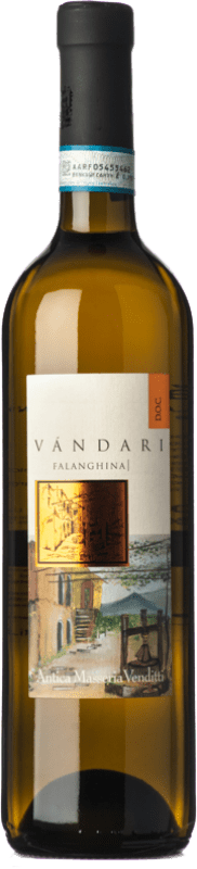 13,95 € Spedizione Gratuita | Vino Bianco Venditti Vàndari D.O.C. Sannio Campania Italia Falanghina Eco — Biologico 75 cl