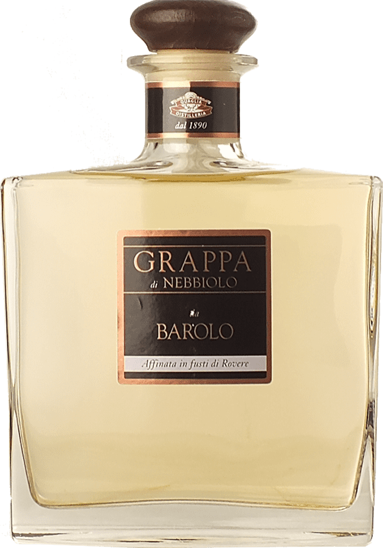65,95 € Envio grátis | Aguardente Grappa Quaglia Barolo I.G.T. Grappa Piemontese Piemonte Itália Garrafa Medium 50 cl