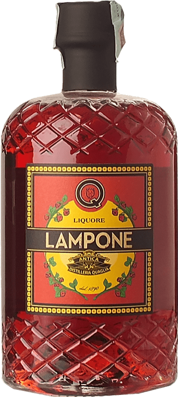 34,95 € Envio grátis | Licores Quaglia Liquore di Lampone Piemonte Itália Garrafa 70 cl