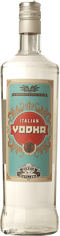 26,95 € Spedizione Gratuita | Vodka Quaglia Piemonte Italia Bottiglia 1 L