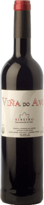 12,95 € Free Shipping | Red wine Cajide Gulín Viña do Avó Young D.O. Ribeiro Galicia Spain Grenache, Mencía, Sousón, Caíño Black, Brancellao Bottle 75 cl