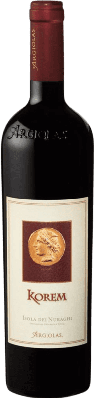 32,95 € Free Shipping | Red wine Argiolas Korem I.G.T. Isola dei Nuraghi Sardegna Italy Carignan, Bobal, Cannonau Bottle 75 cl