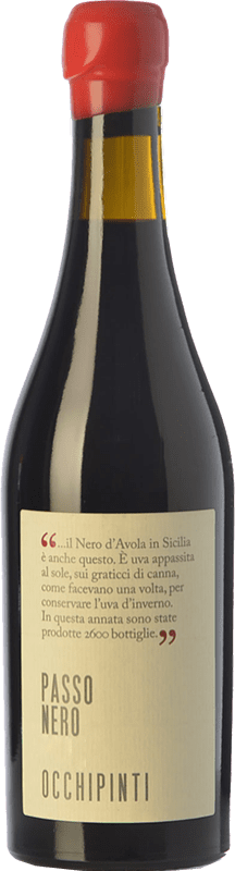 67,95 € Envío gratis | Vino dulce Arianna Occhipinti Passo Nero I.G.T. Terre Siciliane Sicilia Italia Nero d'Avola Botella Medium 50 cl