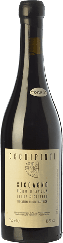 29,95 € Free Shipping | Red wine Arianna Occhipinti Siccagno I.G.T. Terre Siciliane Sicily Italy Nero d'Avola Bottle 75 cl
